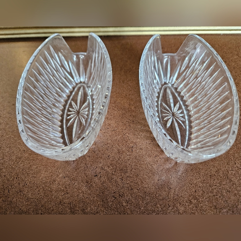Vintage Pair of Princess House Lead Crystal Spoon/Fork #843 Set - Picture 2 of 6